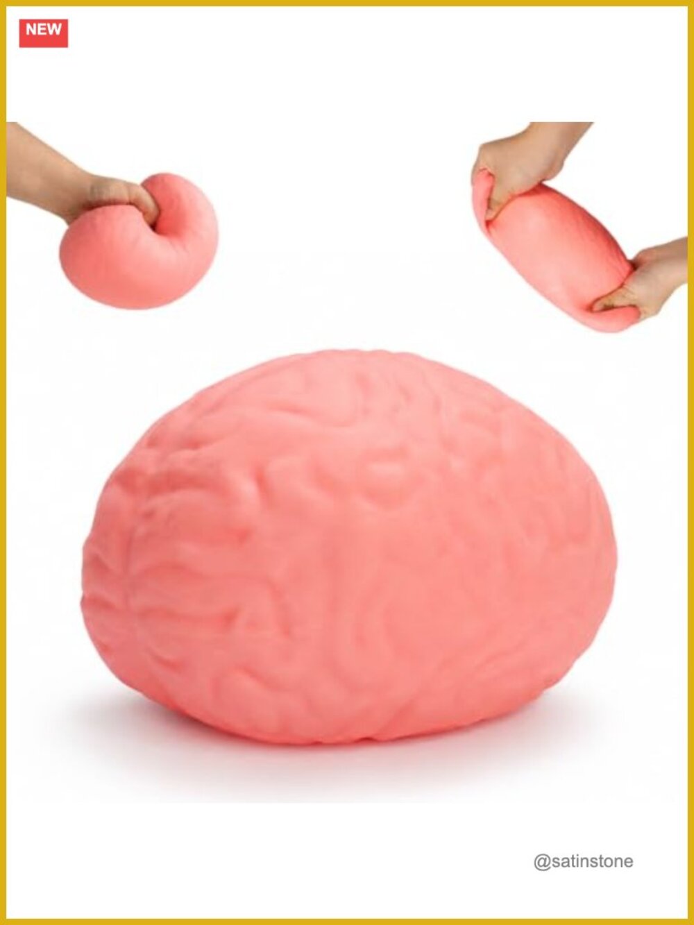 Realistic Brain Squishy Toy Jumbo Slow Rising Stress Relief Fidget Sensory